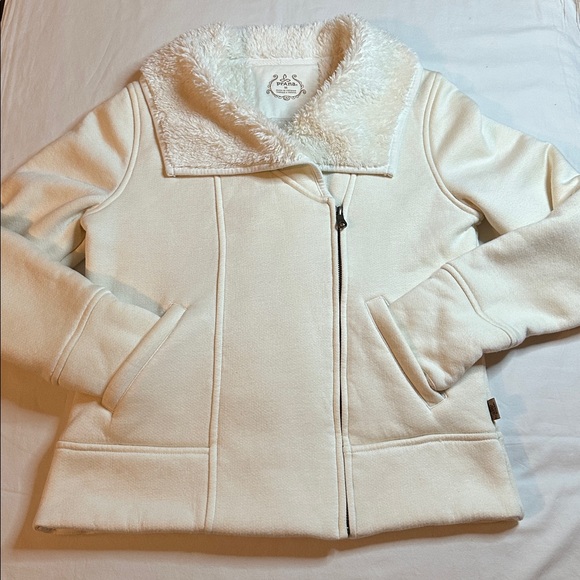 Prana Sherpa Lined Cowl Jacket Size M - Picture 1 of 9